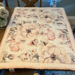 Reversible Floral Crib Quilt